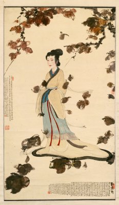 图片[1]-Fu Baoshi Xiang Madame Map Axis-China Archive